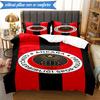 3-teiliges Genkelbigli Club Sport Bettwäsche-Set 2D-Druck (Enthält 1 Bettbezug + 2 Kissenbezüge Ohne Füllung), Schlafzimmerdekoration, Ventilatorgeschenk