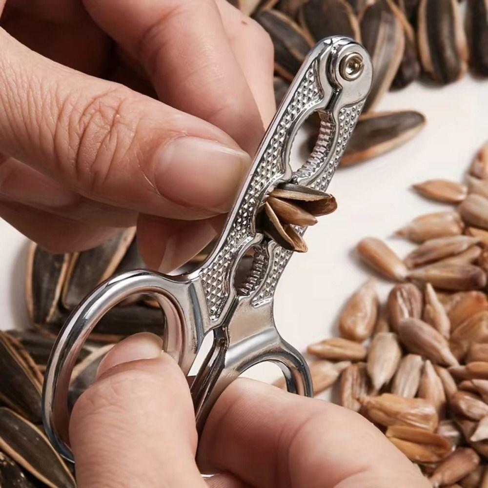 Ergonomic Nut Cracker Tool Non-Slip Pine Nuts Opener Easy To Use Walnut Opener Kitchen Gadget