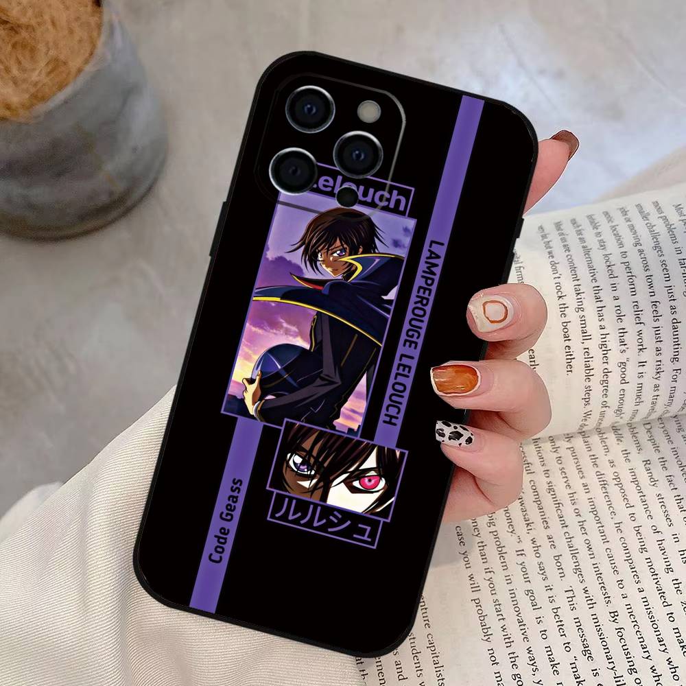 Anime CODE GEASS Lelouch Rebellion Phone Case Silicone Soft For IPhone 17 16 15 14 13 12 11 X XR Plus Pro Max Plus