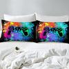 Gamepad pattern mattress four-piece digital printing bedroom room dormitory bedding decoration