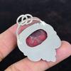 Kingman red mohave copper turquoise pendant gemstone handmade jewelry 925 sterling silver pendant anniversary gifts antique silver jewelry