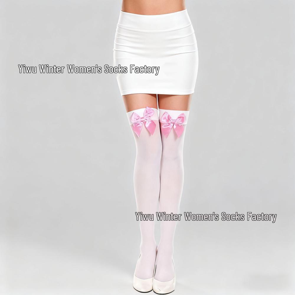 Four Seasons Women's Versatile Velvet Mid-Calf Slimming Black High Socks