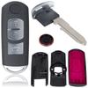 Mazda 3 5 6 CX-5 CX-7 CX-9 Key Fob Housing, 3 Buttons