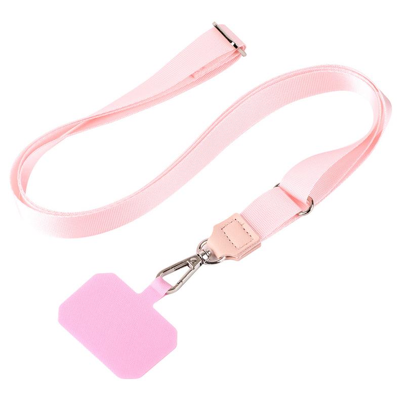 Adjustable Phone Lanyard Anti-Loss Polyester Crossbody Shoulder Strap with Tether Tab