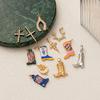 European & American Fashion Gold Plated Open Ring with Boot Pendant