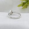 Blue Topaz Silver Half Moon Ring, 925 Sterling Silver, Handmade Jewelry, Women Silver Ring, Gift For Her Ar8918