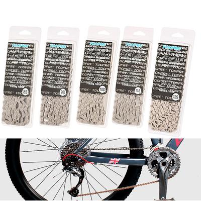 Bisiklet Bisiklet Zinciri 8 9 10 11 12 Hız Velocidade 116 Bağlantı Kaplama Gümüş Bisiklet Parçaları MTB Dağ Bisikleti için 24 27 30 33
