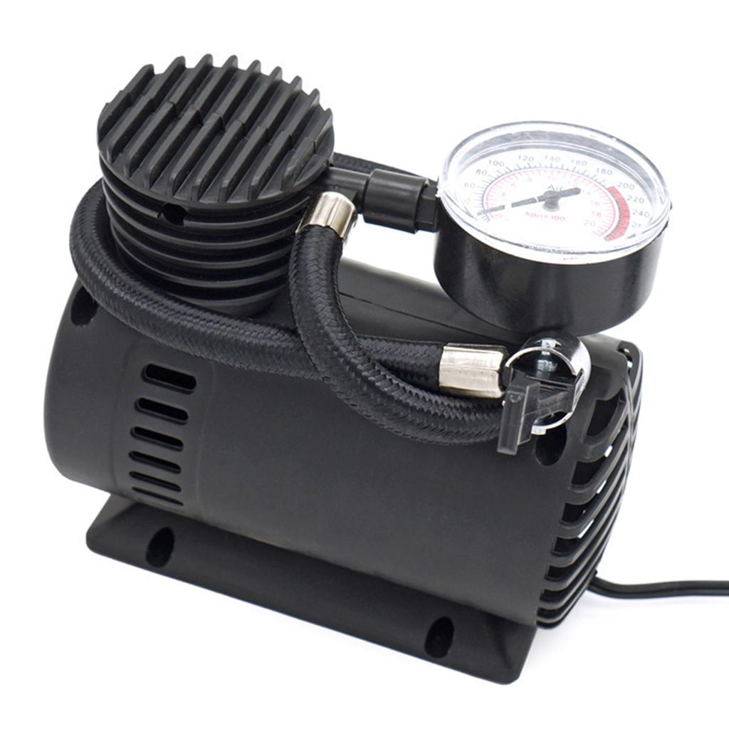 Nuova pompa di gonfiaggio portatile mini 300 psi 12v per auto, mini pompa elettrica per pneumatici per auto per esigenze di emergenza
