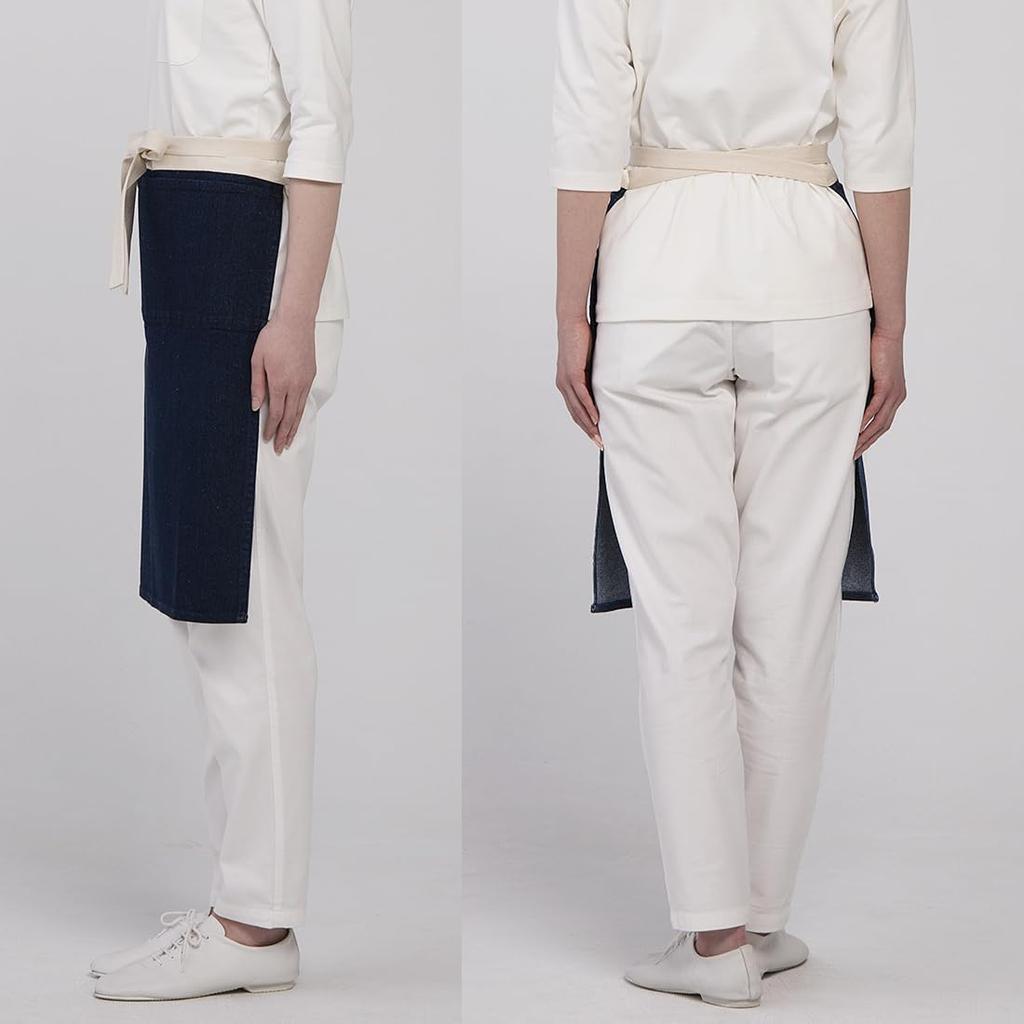 Seven Uniform QT7377-1 Waist Apron, Indigo, Free Size