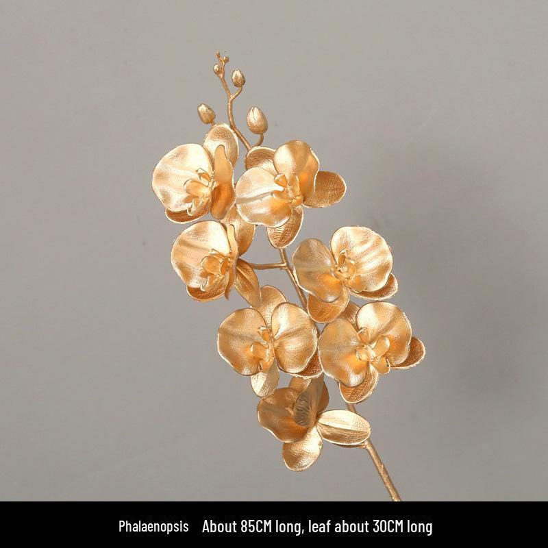 Złoty Eukaliptus Sztuczne Kwiaty i Liście Noworoczne Dekoracja Domu Wiadro