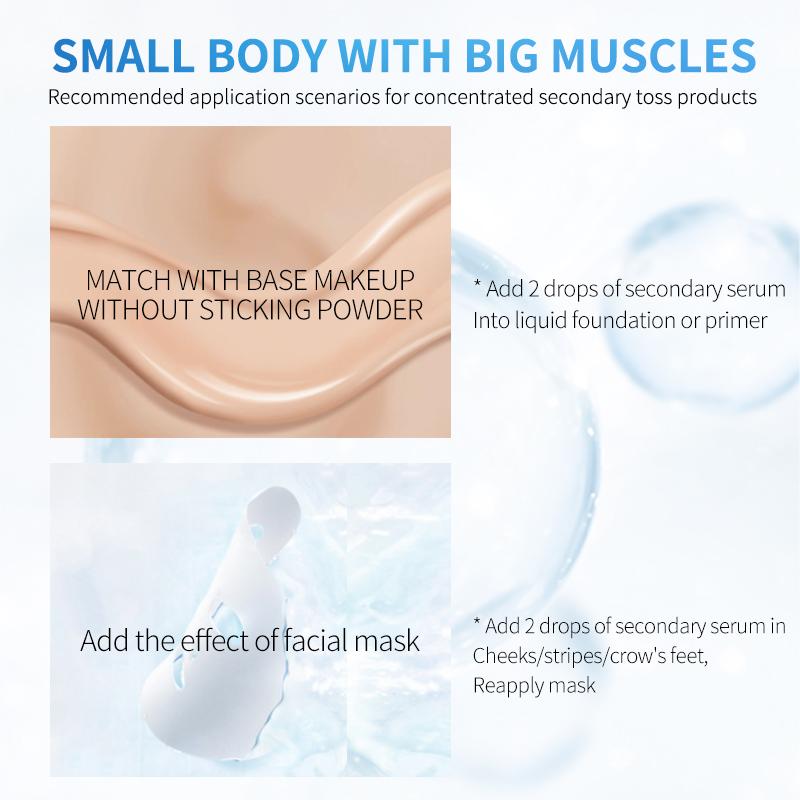 TJE Water Light hyaluronic acid Tosses Essence 1.2ml*30 PCS Hydrating Repair and firming Anti-sensitive Facial Liquid