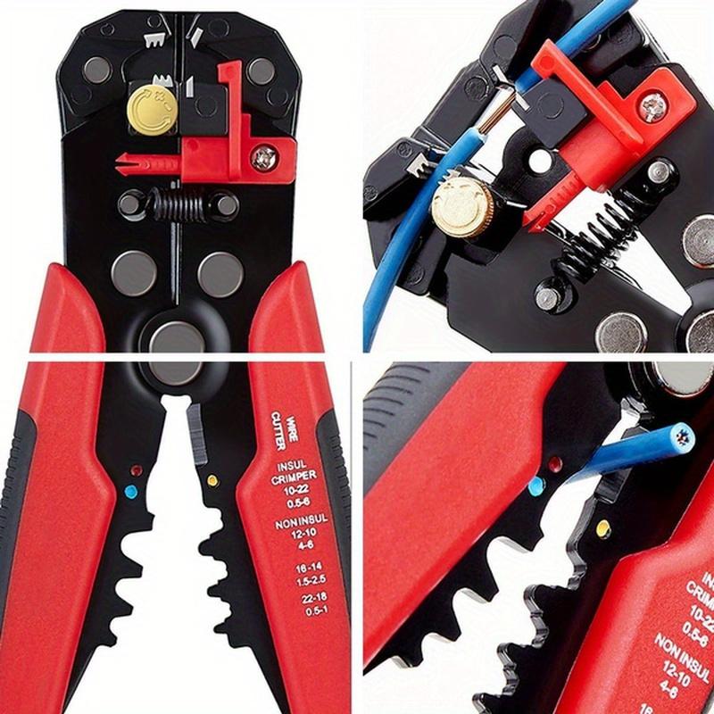 Universal Wire Stripping Pliers Cutting and Peeling Tools Multifunctional Non Damaging Duckbill Wire Stripping Pliers Integrated