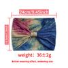 Tie Dye Headbands for Women Wide Headband Yoga Workout Head Wraps Scarf Knotted Hairband Turban Bandana Bandage Hair Accessories
