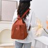 Compact Backpack with Adjustable Straps and Front Zipper Pocket