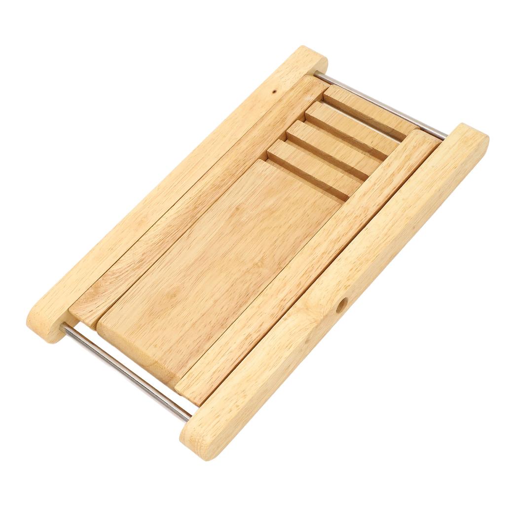 Guitar Footstool 4 Position Height Adjustable Foldable Portable Bamboo Guitar Foot Rest for Performance Practice