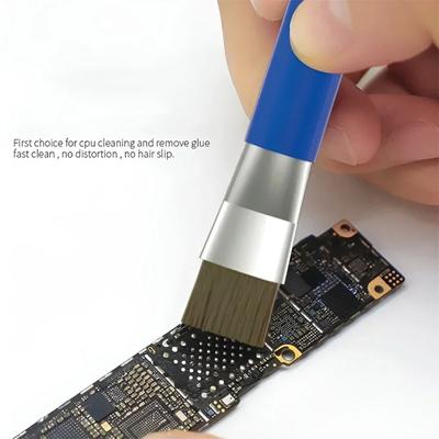 Professional ESD Anti-Static Dual-Ended Cleaning Brush - Precision Tool for IC/PCB Soldering & Mobile Phone/Computer Mainboard