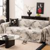 -Flower Sofa Towel Blanket, Chenille Couch Cover, Anti Cat Scratch, Chair Recliner Furniture Protector, One Piece
