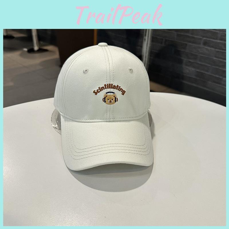 Fashionable Cap Baseball With Alphabet And Cat Embroidery Design Daily For