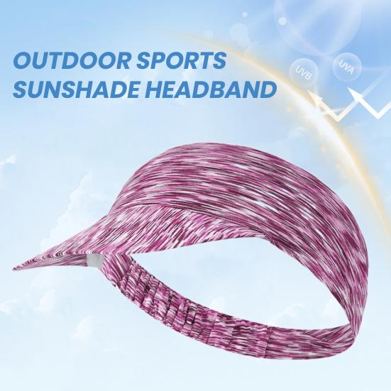 Sunscreen Visor Hat Large Wide Brim Breathable Quick Dry UV Protection Empty Top Baseball Sun Cap for Women Men