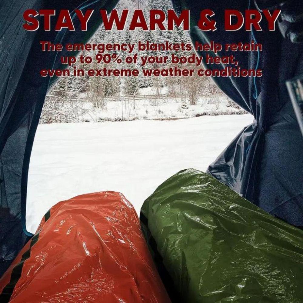 Waterproof Emergency Sleeping Bag Lightweight Survival Shelter Blanket New Emergency Blanket