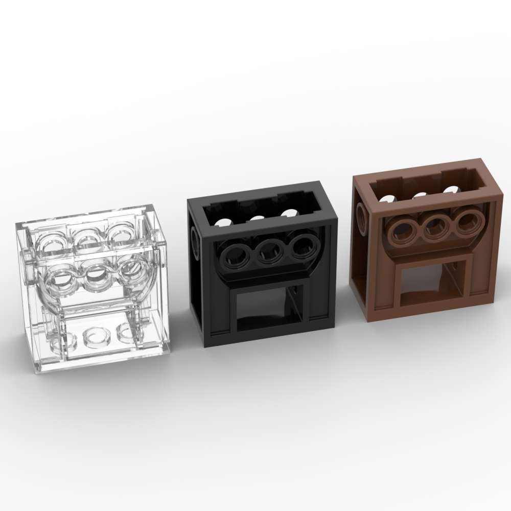 Wucifang Bags Unisex Kids My Own Creation 1Pcs 32239 Gearbox 2X4x3 1 / 3 Building Blocks Kit High Tech 6588 Box Blocks Particle Puzzle Do-It-Yourself Playthings Children