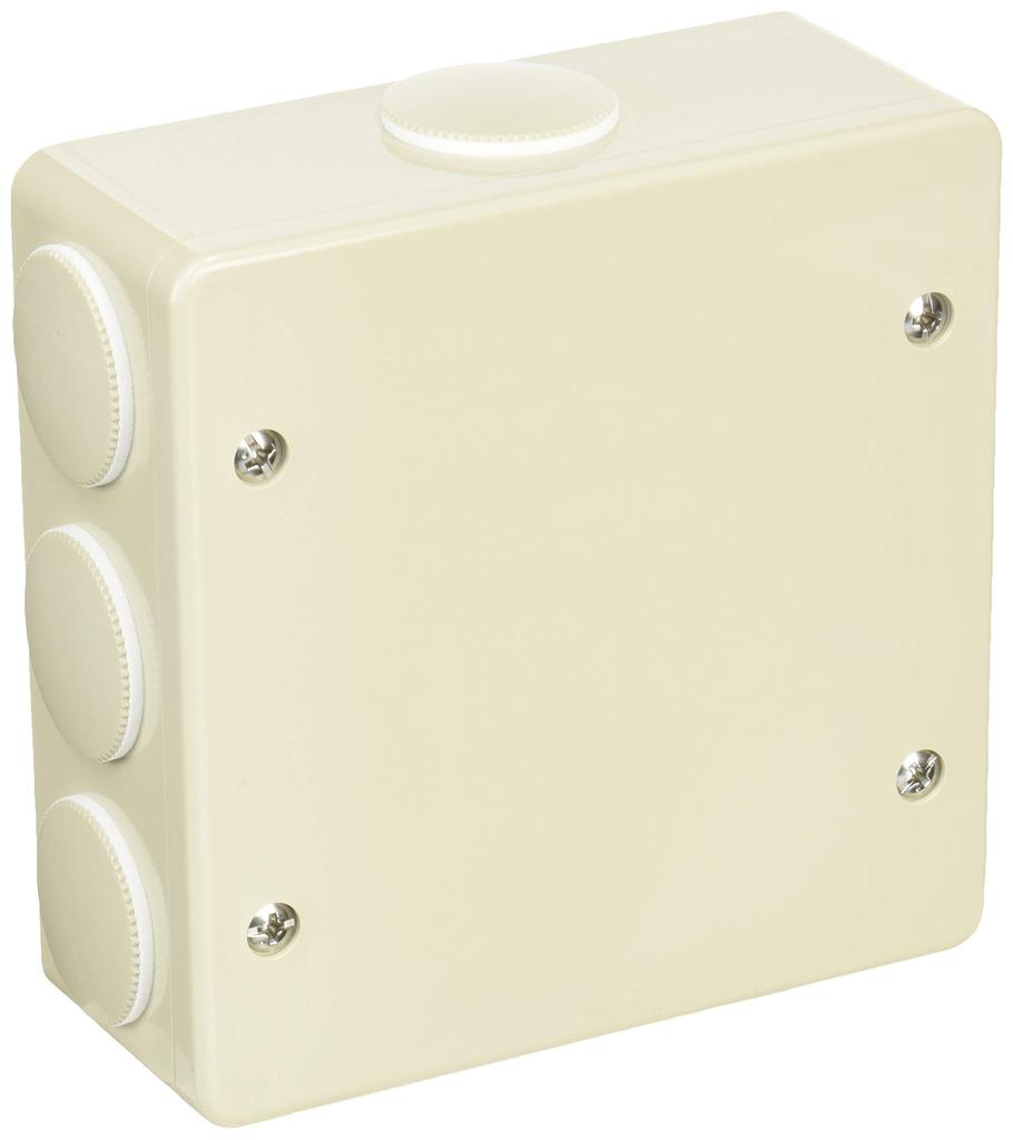 Mirai Industry PVK Box, Waterproof Type with Male Thread Cap, Beige, Price per Box (PVK-ALNPJ)