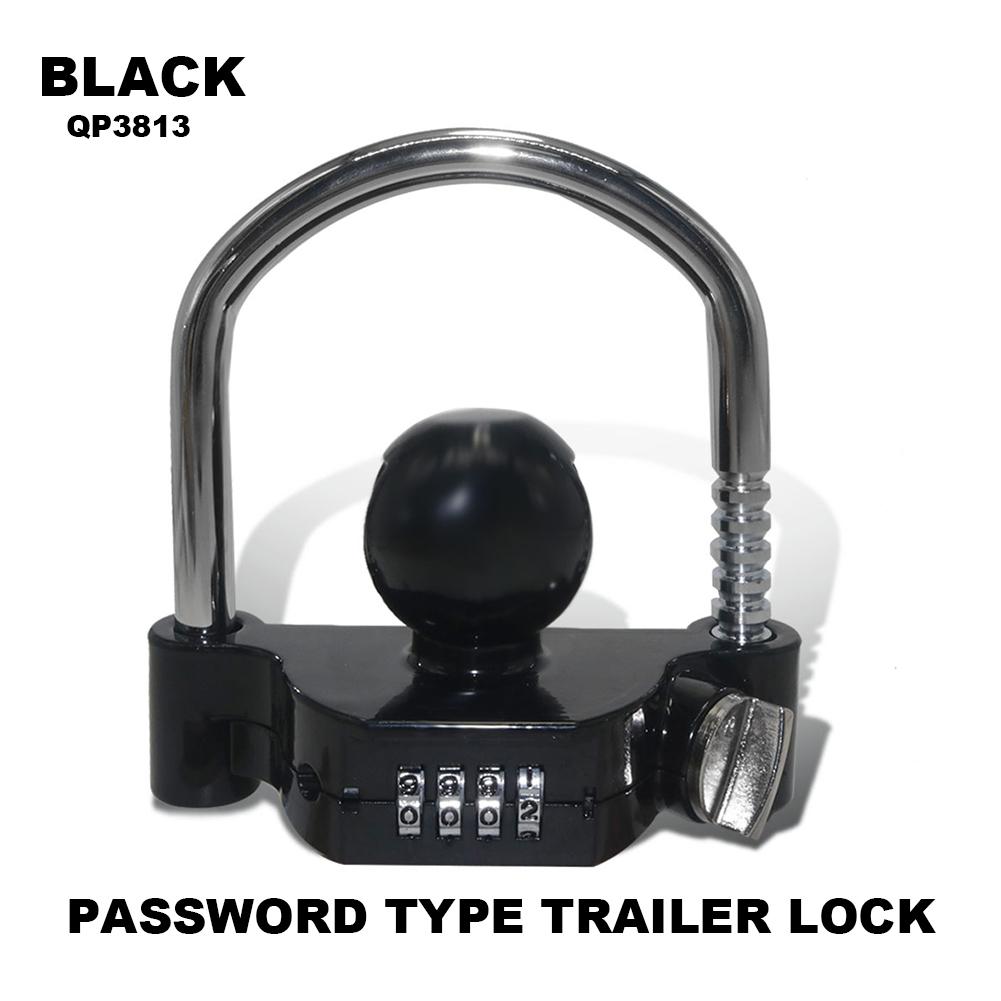 Password type trailer lock Key type trailer lock Stainless steel house anti-theft lock Flower basket type car lock Trailer hook