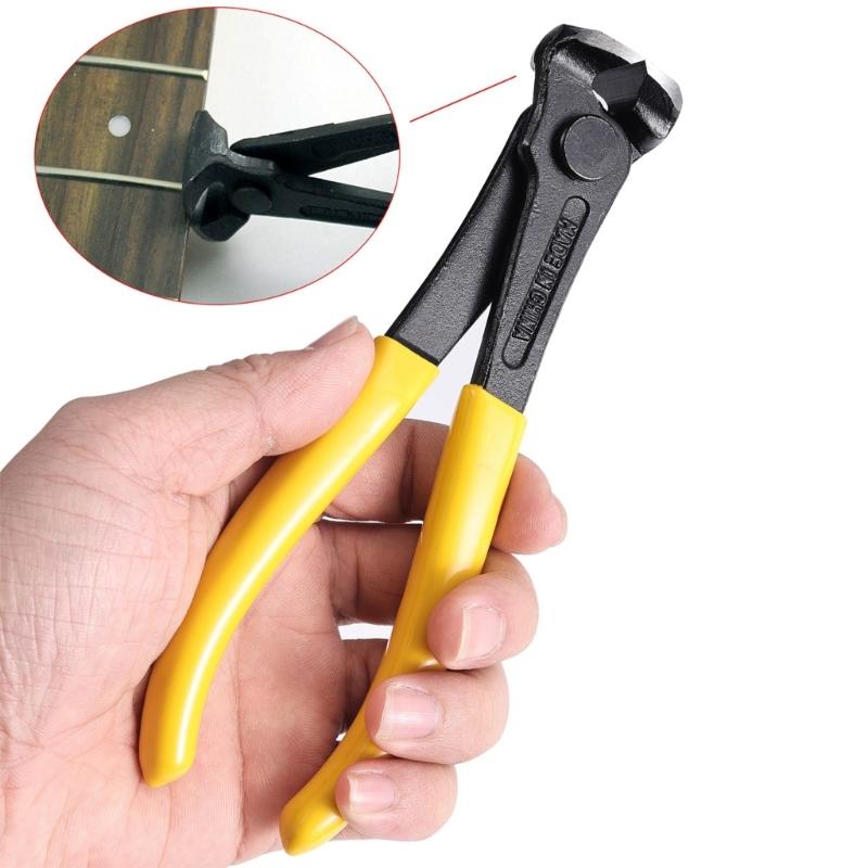 Essential 6inch Guitar Fret Wire Cutter Pliers Luthier Tool for Precise and Durability in String Instrument Maintenance