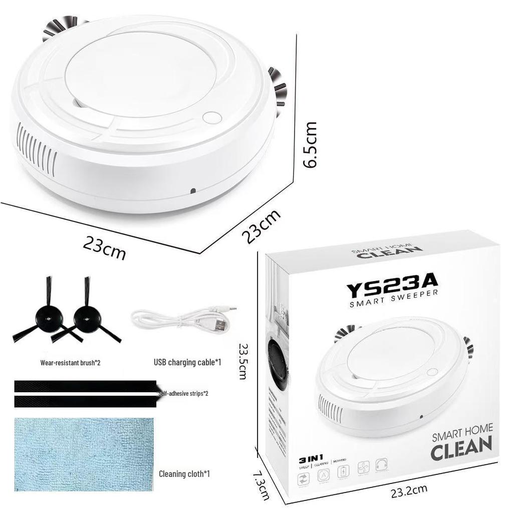 Smart Mini Robot Vacuum: Automatic Sweeping, Suction & Mopping Cleaner for Household.