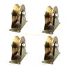V Wheel Heavy Duty Rigid Caster For Inverted Track Sliding Gate 440 Lbs top sale