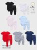 Unisex Pure Cotton Baby Bodysuit & Long Pants Set for Summer