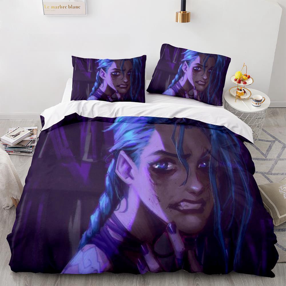 Fashion 3D Print Game League Of Legends Bedding Collection Single Twin Full Queen King Size Bed Collection Adult Kid Bedroom Duvet Cover Collections
