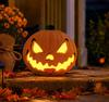 Outdoor Halloween Pumpkin Lantern Decoration LED Lighted Carved Pumpkin Party Decor for Yard Garden Patio Spooky Holiday Supplies