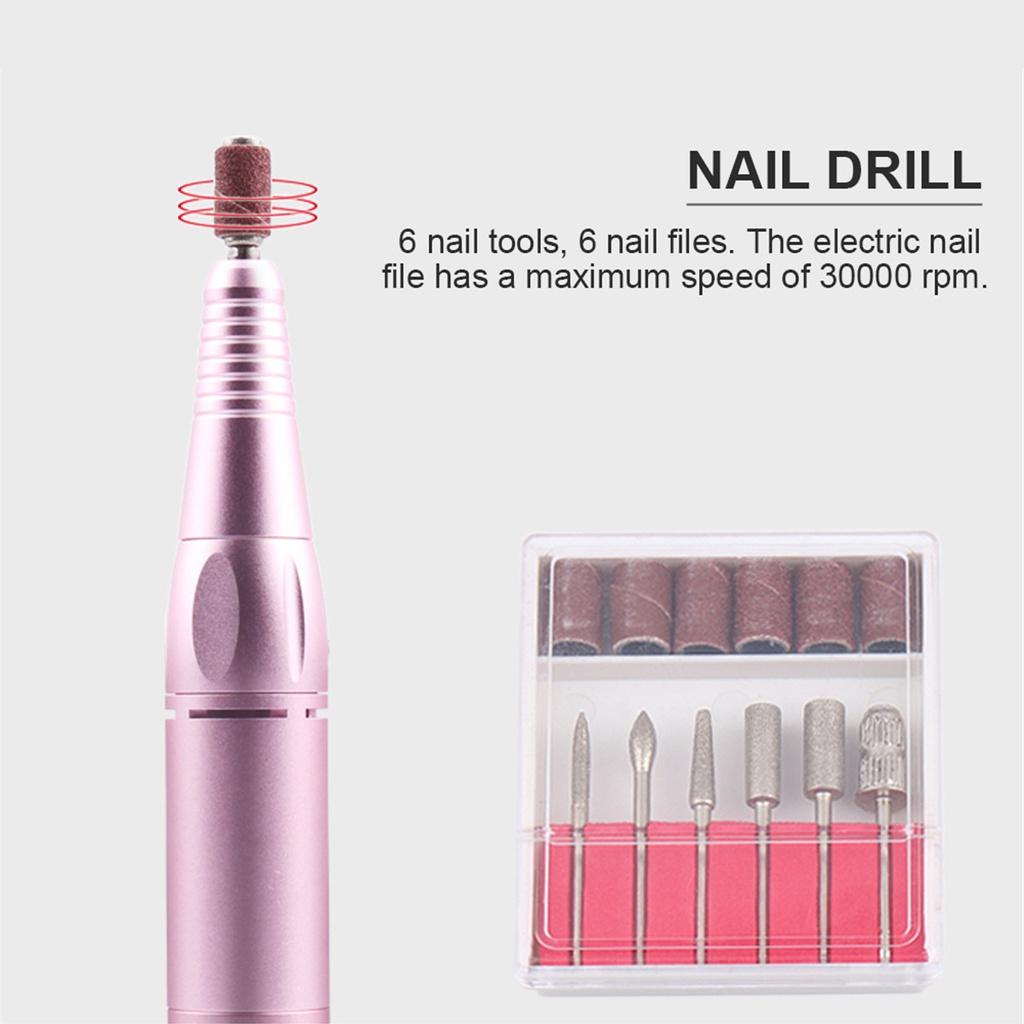 108W elektrische Nagelbohrmaschine 6 in 1 30000 U/min Nagelstaubsauger LED-Beleuchtung 54 LED-UV-Lampe elektrische Nagelfeile