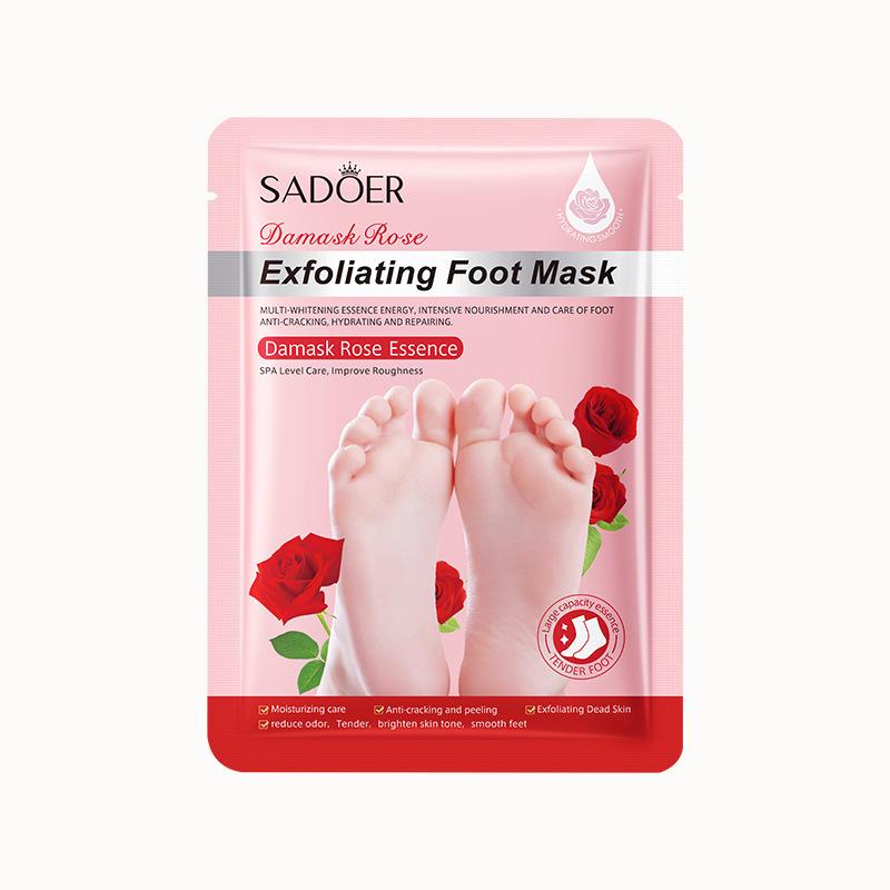1Pairs Sadoer Plant Foot Mask Moisturizing Whitening Foot Peeling Mask Exfoliating Feet Pedicure Exfoliant Feet Skin Care