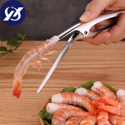 Shrimp Peeler Stainless Steel Prawn Shrimp Peeling Plier Deveiners Kitchen Crayfish Tools