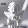 Warm Feel Angel Statue Resin Cherubs Figurine White Statue
