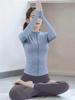 2025 Autumn Winter Stand Collar Slimming Yoga Jacket - Long Sleeve Professional Pilates Fitness Top