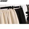 Dimanaf 2023 New Autumn Winter Plus Size Women Pants Trousers Loose Casual Thick Cotton Wool Long Pants Solid