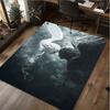 Angel and Demon Rug - Home carpet Office Decorative Carpet For Living Room Bedroom Door Mat Floor Rug Computer Chair Area Rug