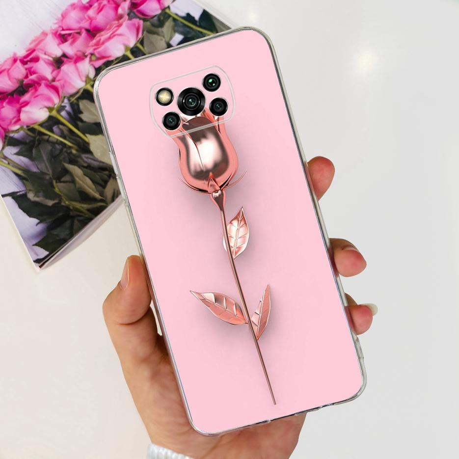 För Xiaomi Poco X3 Pro Fodral Ny Mode Målat Skydd Genomskinligt Silikon Mjukt TPU Telefonfodral För Xiaomi Poco X3 NFC PocoX3 Pro Skal
