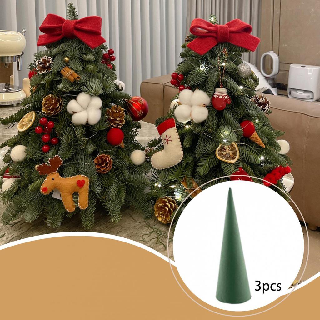 Floral Block Tree Cone Activities Crafting Multipurpose Portable Festival Christmas Decoration DIY Arts Florist Floral Block