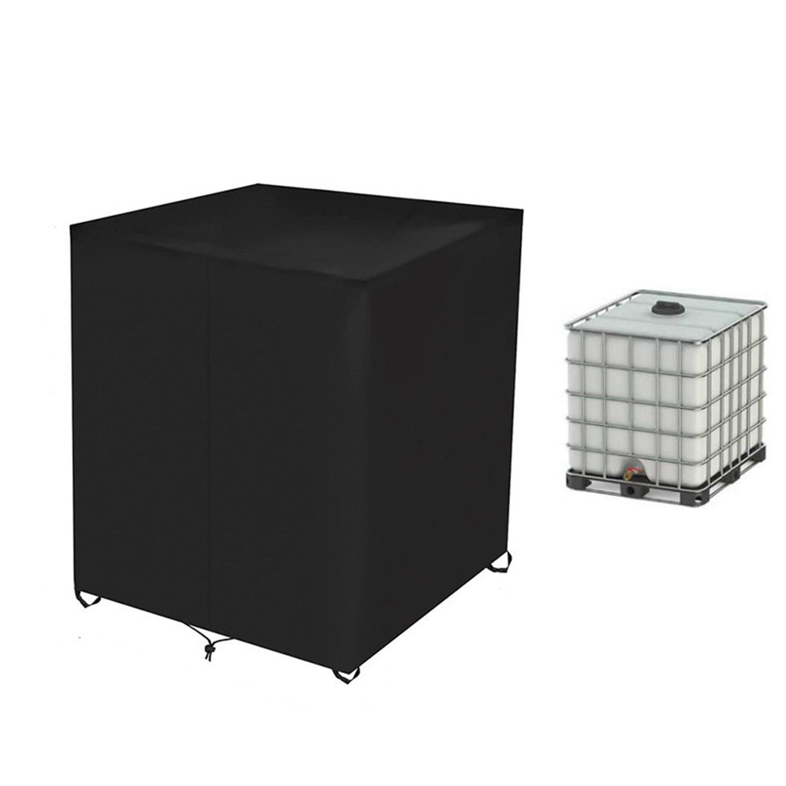 IBC Water Tank Protective Cover Windproof Garden Rain Water Tank Protection 300L