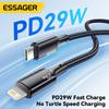 Essager USB C Cable for IPhone 15 14 13 12 11 Pro Max Xs 8 Plus IPad Macbook Wire 29W PD Fast Charging Type C To Lighting Data Cord
