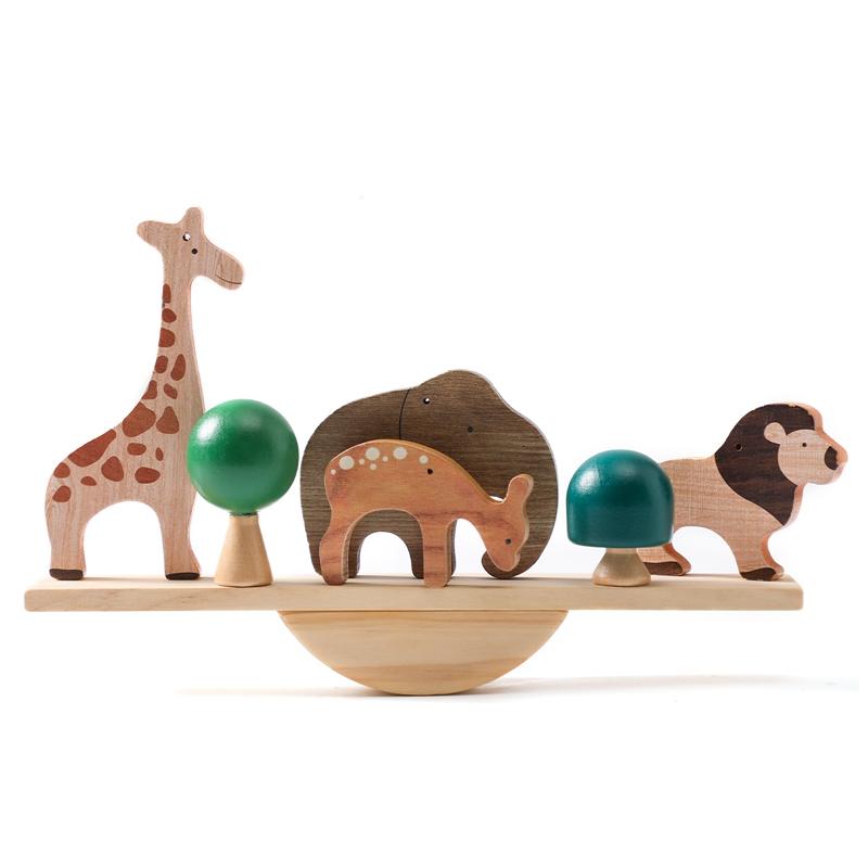 Montessori Sensorisch Speelgoed Stapel Speelgoed Voor Baby Boshuizen Replica Houten Bos Blokken Spel voor Vroege Kindertijd Educatie Cadeau