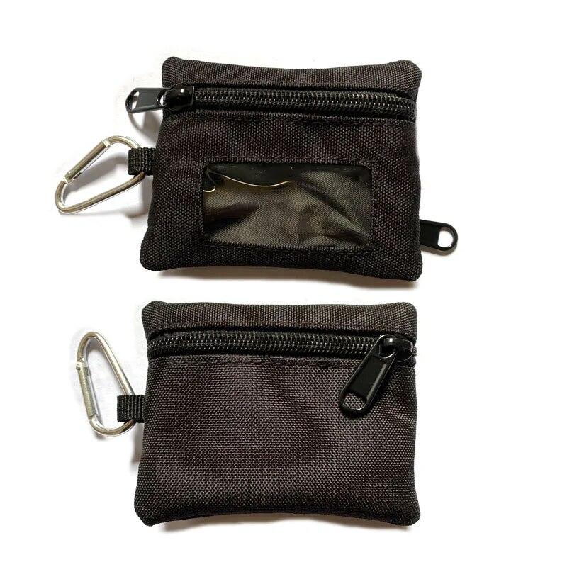 Earphone Key Storage Bag ID Credit Bank Card Holder Outdoor Portable Square Round Mini Coin Bags Solid Sport Money Pouch Wallet