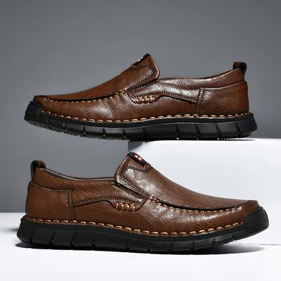 Scarpe da Uomo in Pelle Slip on Sneakers Casual Ballerine Scarpe da Passeggio