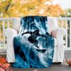 ski Theme Printed Blanket - Perfect for Couch, Bed, Travel & Outdoor Use | Machine Washable, Cozy & Durable.