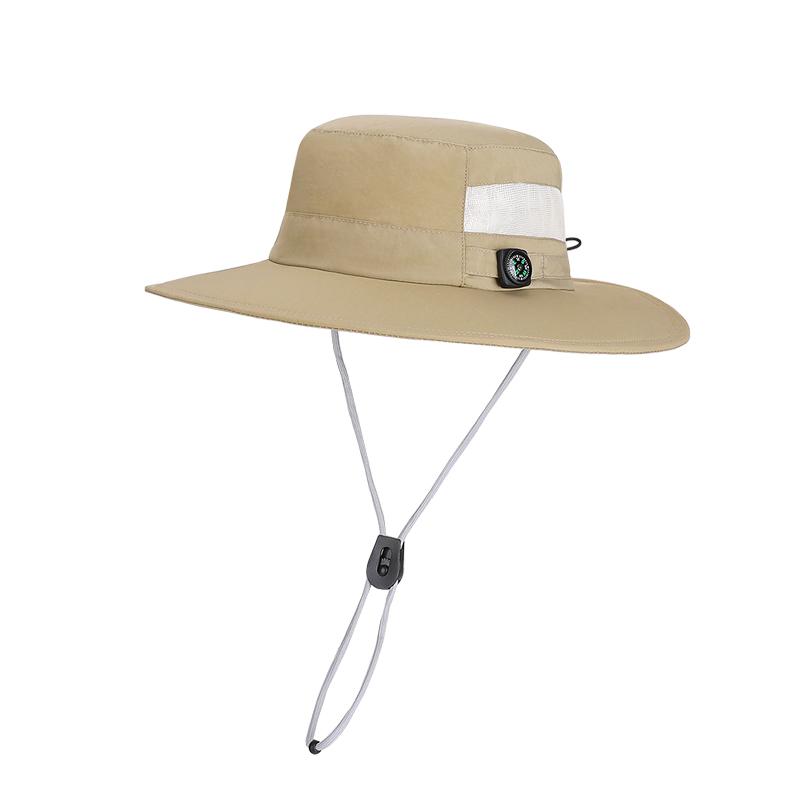 6146-New summer sun protection hat for ladies, quick-drying, waterproof and breathable wide-brimmed fishermanhatformenfishingand