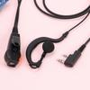 PU Wired Walkie Talkie Headset Earphones K-Plug Earpiece Headset Dual PTT G Type with Microphone for Kenwood Baofeng 888S TYT